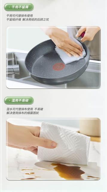 Xinxiangyin Kitchen Paper Towels, Kitchen Pull-Out Toilet Paper, Hanging Oil-Absorbing and Water-Absorbing Paper, Food-Grade Special Kitchen Paper detail 11
