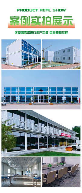 Cross-Border Folding Container Houses, Integrated Container Houses, Construction Engineering, Disaster Relief, Accommodation, Practical Housing, Modular Prefabricated Houses detail 11