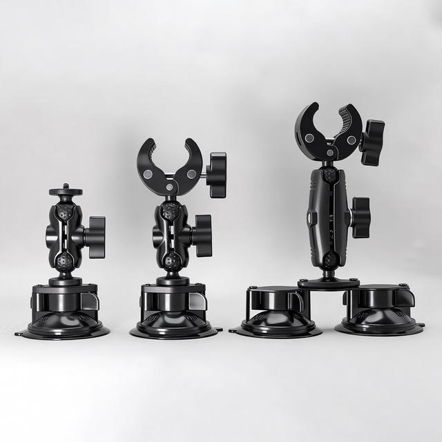 Car Mobile Phone Holder Suction Cup Type Car Navigation Center Console Glass Vacuum Three-Suction Cup Mobile Phone Holder Cross-Border detail 12
