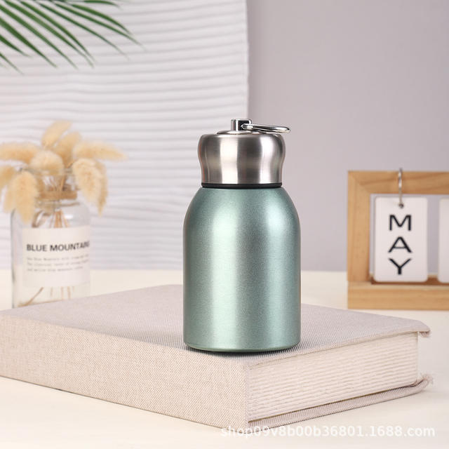Trendy Mini Stainless Steel 316 Student Thermos Cup with Lock and Pull Ring, Portable Pocket Gift detail 6