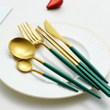 Spoons, Knives, Forks, Stainless Steel Cutlery, Steak Knives, Dining Knives, Spoons, Fruit Forks, Cake Spatulas, Factory Direct Sales, Western-Style Desserts detail 1