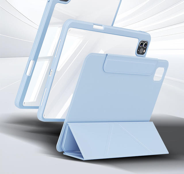 Suitable for iPad Protective Case, 3-Fold 720-Degree Magnetic Detachable Rotating Multi-Functional Flip Cover Tablet Protective Case for Apple detail 12