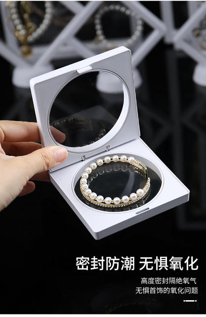 Pe Film Box Transparent Suspension Box Bracelet Display Dustproof Storage Box Cultural Artifact Temple Prayer Beads Box Jewelry Box detail 7