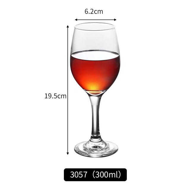 Wholesale Glass Red Wine Glass Goblet Wine Glass Household Hotel Banquet Red Wine Set detail 8