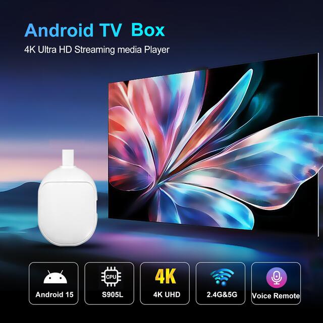 Cross-Border South American Hot Product Om Dgl Voice Tv Box Android Network Player S905L Foreign Trade Dual-Band 4K detail 3