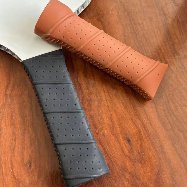 Silicone Pickleball Badminton Tennis Racket Anti-Slip Handle Cover High Elasticity Silicone Racket Grip Cover Handle Strap