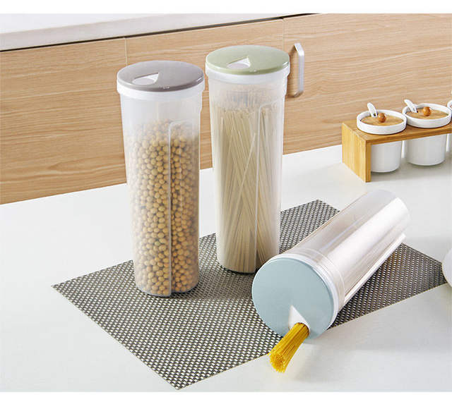Noodles Storage Box Coarse Cereal Noodles Storage Tank Food Grade Sealed Tank Storage Tank Kitchen Spaghetti Box detail 2