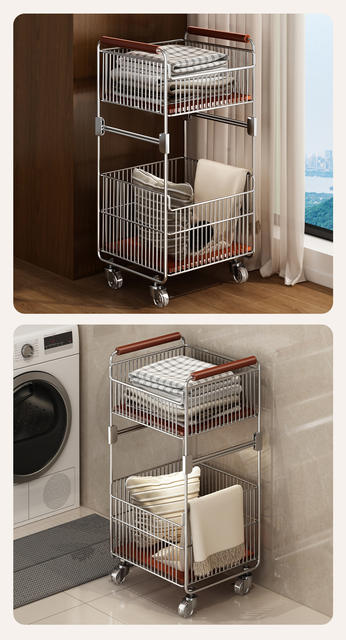 Large Capacity Household Dirty Laundry Basket for Bathroom, Portable Laundry Hamper for Changing Clothes Storage detail 12
