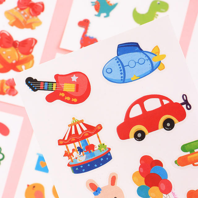 Kindergarten Growth Manual Decorative Stickers Children's File Footprint Baby Growth Memorial Album Making Materials detail 4