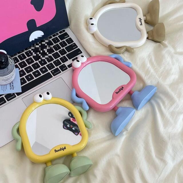 Mirror Makeup Mirror Desktop Small Mirror Home Bedroom Cute Student Dormitory Portable High-Definition Beauty Mirror detail 5