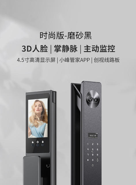 Tuya Smart Lock, Home Smart Door Lock, Fingerprint Lock, Fingerprint Password Lock, Entry Door Lock, Anti-Theft Door Lock, Cross-Border detail 1