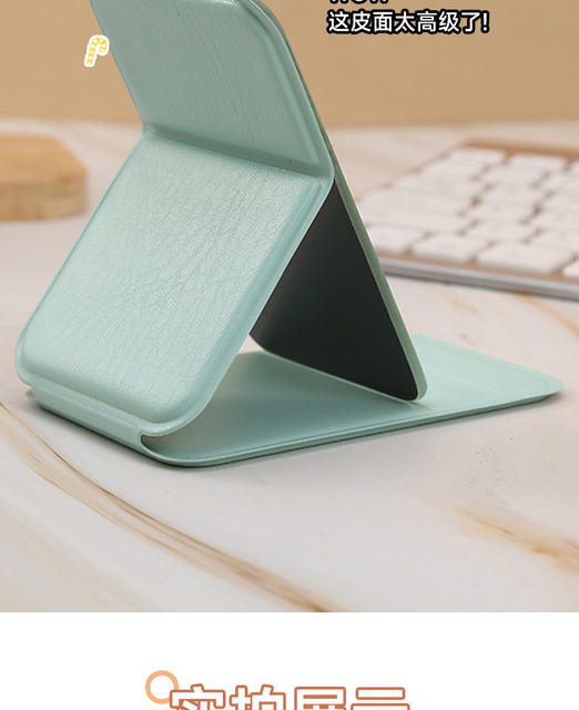 Desktop Small Mirror Rice White Handheld Mirror Portable Edge Grinding Mirror Pure White Printing Folding Makeup Mirror Simple Makeup Mirror detail 12