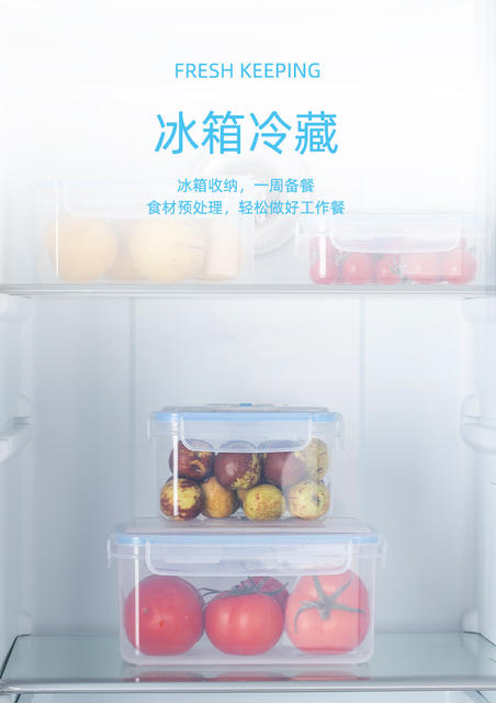 Directly Supplied from the Manufacturer, Vacuum-Sealed Plastic Storage Box with Scale Dial for Recording, Refrigerator Refrigeration and Freezing Storage Tank detail 7