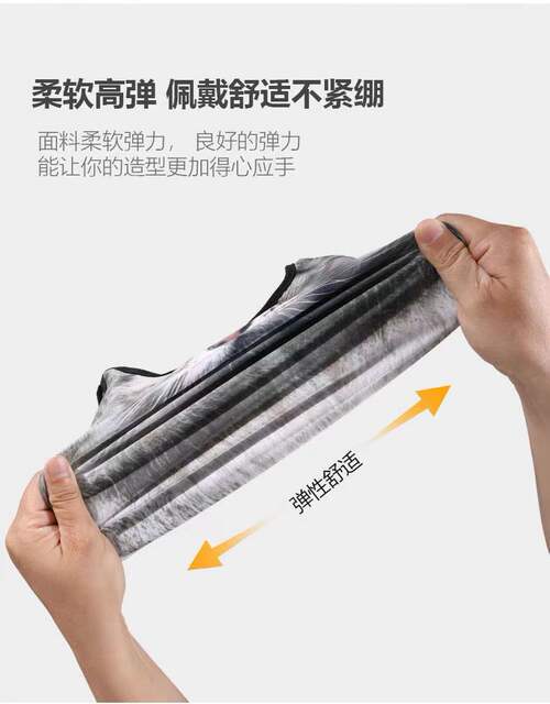 Cycling Sunscreen Mask Orange Cat Summer Sunscreen Mask Animal Face Towel Cat Ear-Hanging Windproof Sunscreen Mask Mask detail 4