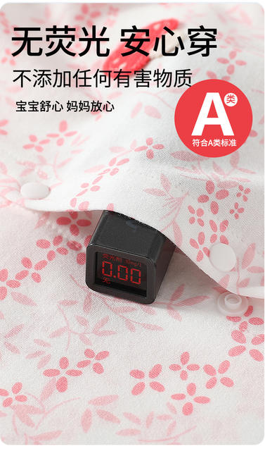Children's Pajamas Summer Class A Cotton Baby Long-Sleeved Air-Conditioned Clothing Baby Female Split Clothes Home Clothes suit Thin 1 detail 8