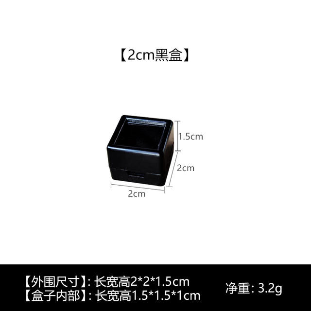 Acrylic Transparent Loose Stone Box Storage Box Jewelry Storage Diamond Gem Display Box Jewelry Sample