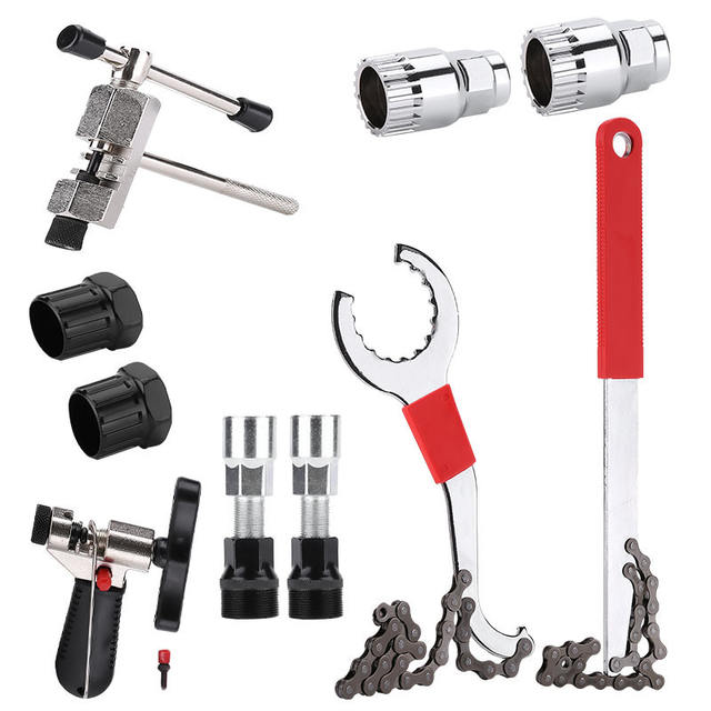 Bicycle Repair Tool Set Mountain Bike Repair Chain Cutter Bicycle Repair Flywheel Center Shaft Removal Tool detail 2