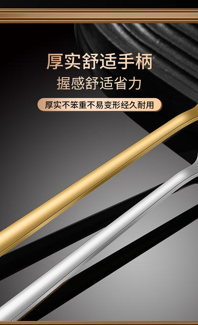 304 Stainless Steel Spoon Household Tableware Korean Spoon Eating Spoon Long Handle Thickeneded Spoon Coffee Stirring Round Spoon detail 10