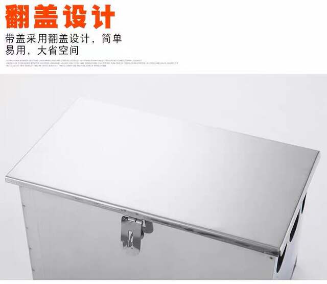 Knife holder kitchen with lid knife box stainless steel kitchen storage rack with lid knife box hotel large knife holder kitchen knife box commercial detail 5