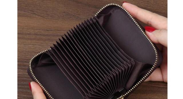 Anti-Degaussing Card Holder for Women, Large Capacity, Multiple Card Slots, Credit Card Id Slot, Driver's License, Business Card Holder, Bank Card Holder detail 8