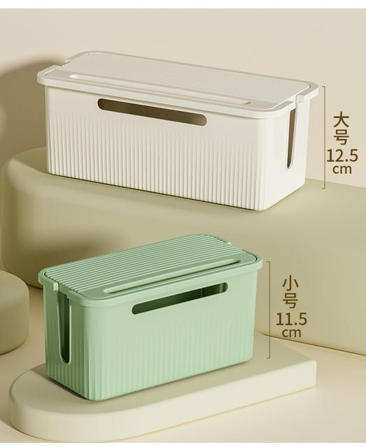 Data Cable Patch Storage Bedside Socket Storage Box with Cover Wire Fit Box Dormitory Patch Board Storage detail 10
