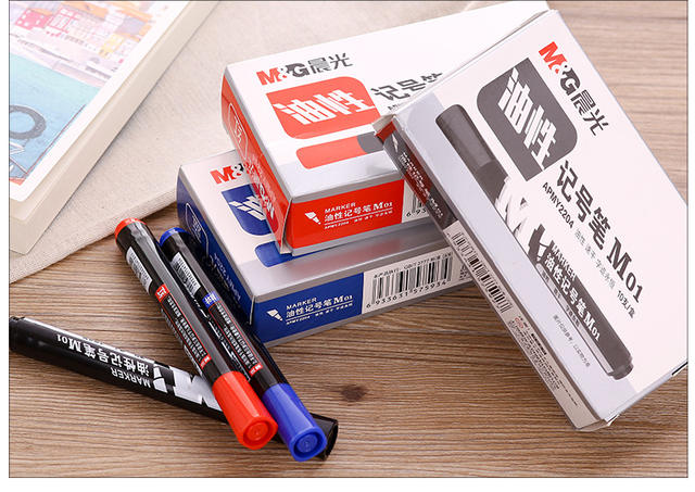 Morning Mg Oil-Based Marker Pen Y2204 Fine Tip Marker Pen, Outline Pen, Sign-In Pen, Poster Pen, Quick-Drying Marker Pen detail 10