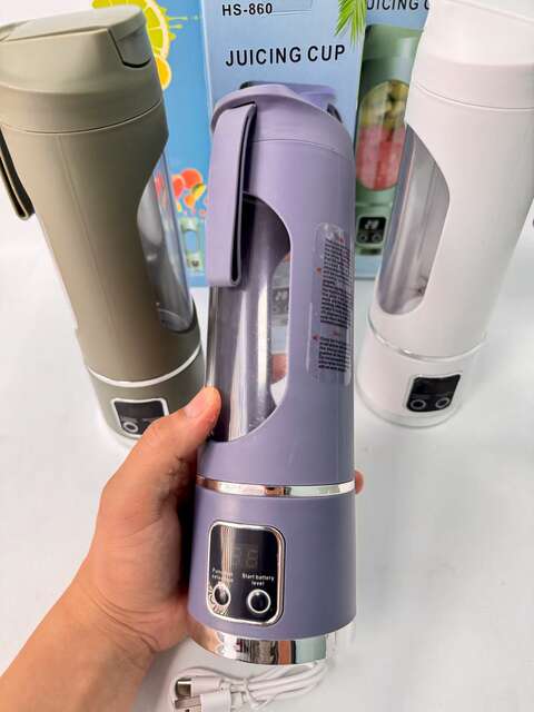 Cross-Border Juicer Cup with 12-Blade Composite, Fully Automatic Household Ice Crusher, Rechargeable Portable Juice Maker, Outdoor Travel Cup detail 6