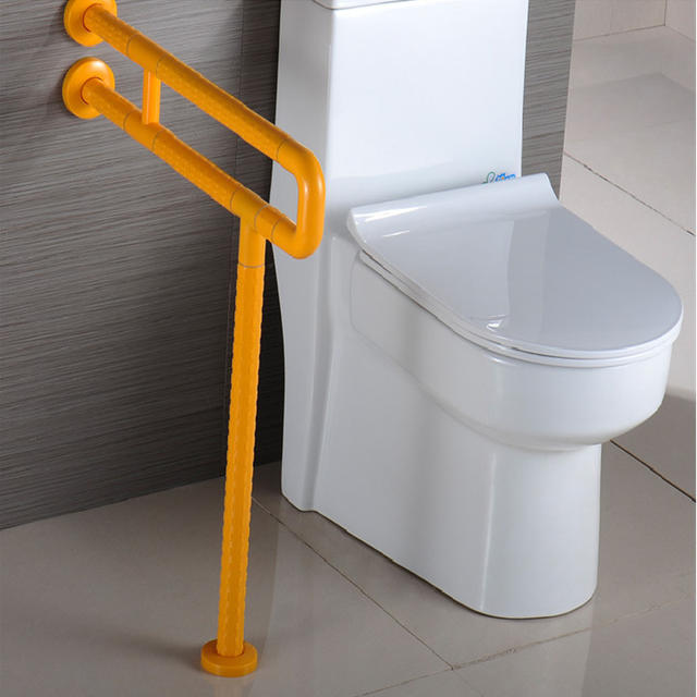 Barrier-Free U-Shaped Stainless Steel Handrails Bathroom Suitable for Aging Toilet Handrails Floor-Standing Non-Slip Handles for Pregnant Women and Disabled People detail 5