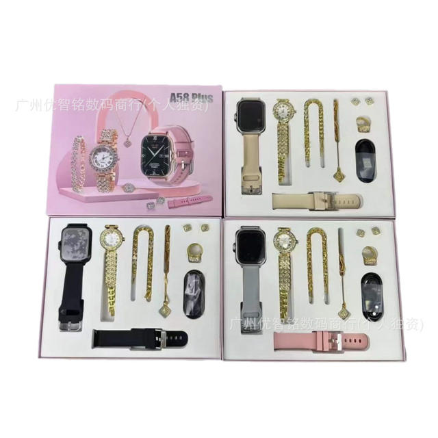 Cross-border A58/A59/A68/A89 PLUS Smart Watch Ladies suit Bluetooth Call Sports Health Monitoring detail 5