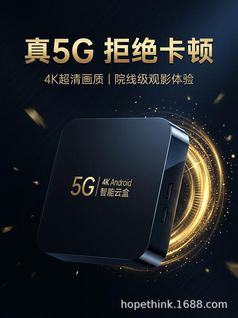Internet Tv Set-Top Box Tv 5g Dual-Band Bluetooth Wifi Supports High-Definition Playback and Screen Projection, Supports Projector detail 2