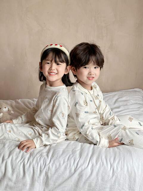 Children's Pure Cotton Autumn Clothes and Pants suit Boys' and Boys' Home Clothes Large and Medium-Sized Children's A- Class Autumn and Winter Base Air-conditioning Clothes detail 10