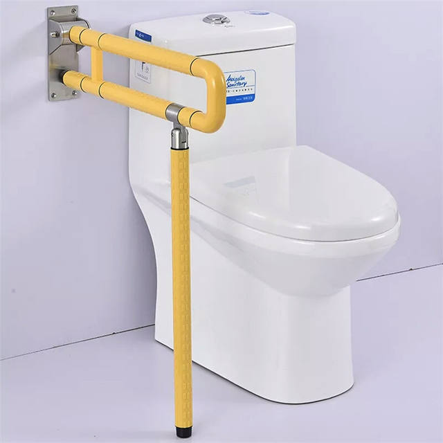 Barrier-Free U-Shaped Stainless Steel Handrails Bathroom Suitable for Aging Toilet Handrails Floor-Standing Non-Slip Handles for Pregnant Women and Disabled People detail 6