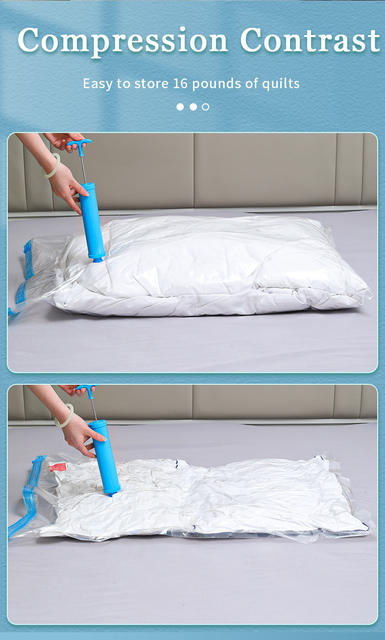 Vacuum Compression Storage Bags for Foreign Trade, Vacuum Travel Bags for down Jackets and Quilts, Extra Large and Thickened detail 4