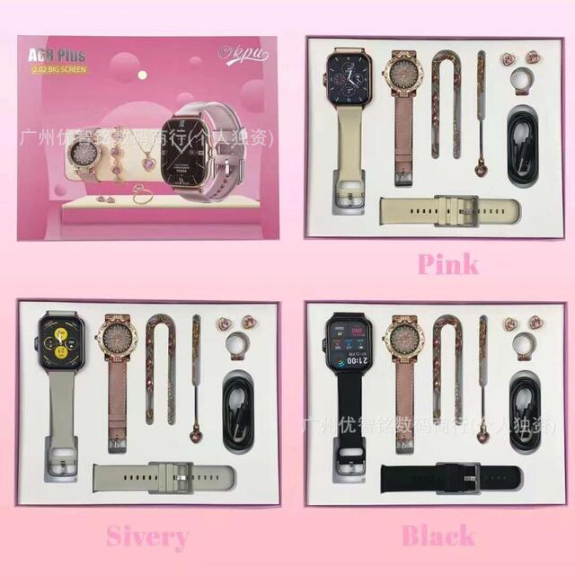 Cross-border A58/A59/A68/A89 PLUS Smart Watch Ladies suit Bluetooth Call Sports Health Monitoring detail 3