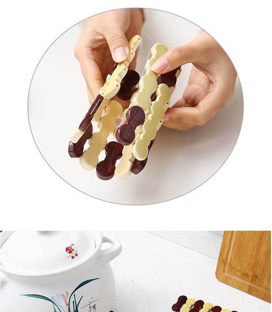 Premium Bamboo Heat Insulation Mat, Anti-Scalding and Heat-Resistant Mat for Dishes, Casserole Mats, Table Mats, Bowl Mats, Tea Cup Mats, Plate Mats detail 5