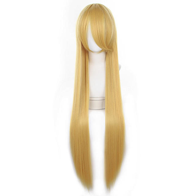 150cm Universal Wig Cosplay High-Temperature Silk Fluffy Wig Multiple Colors Available Long Straight Hair Fluffy Style detail 5