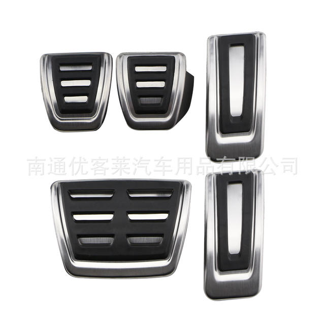 Suitable for Volkswagen Golf 7/8, Magotan, Tiguan L, Audi A3, Stainless Steel Anti-Slip Modified Accelerator and Brake Pedals detail 3