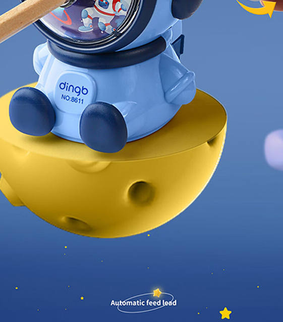 Astronaut Primary School Student Pencil Sharpener Hand Pencil Sharpener Children Pencil Sharpener Automatic Lead Durable Pencil Sharpener detail 11