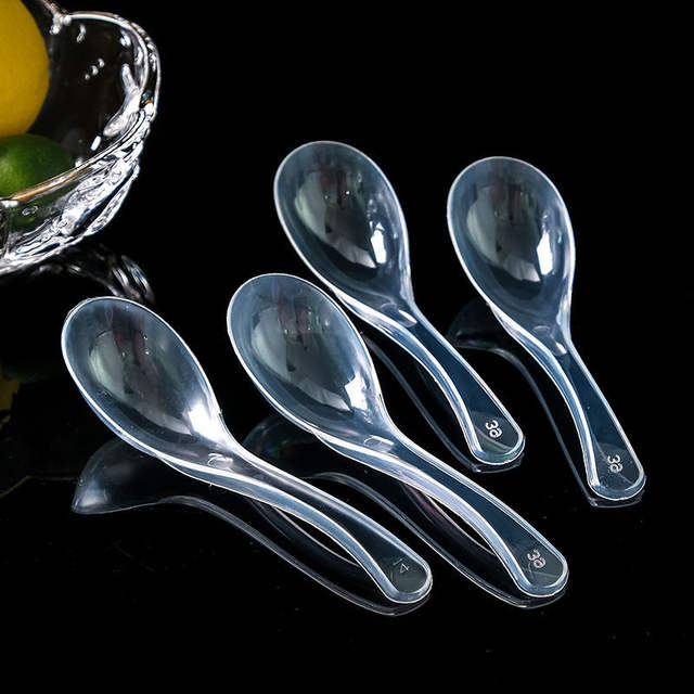 Disposable Bamboo Spoons in Bulk, Individually Packaged, Commercial Thickened Takeout Packaging Utensils, Soup Spoons, Ice Cream Spoons, Wholesale detail 3
