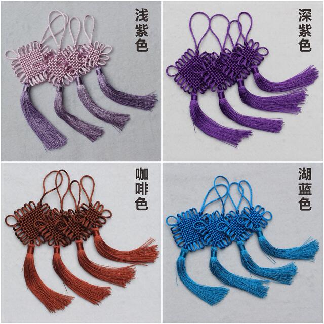 Chinese Knot Pendant Line 5 8 Plate Fang Sheng Knot Rope Hanfu Lantern Small Door Handle New Year Craft Gift Hanging Spike detail 7