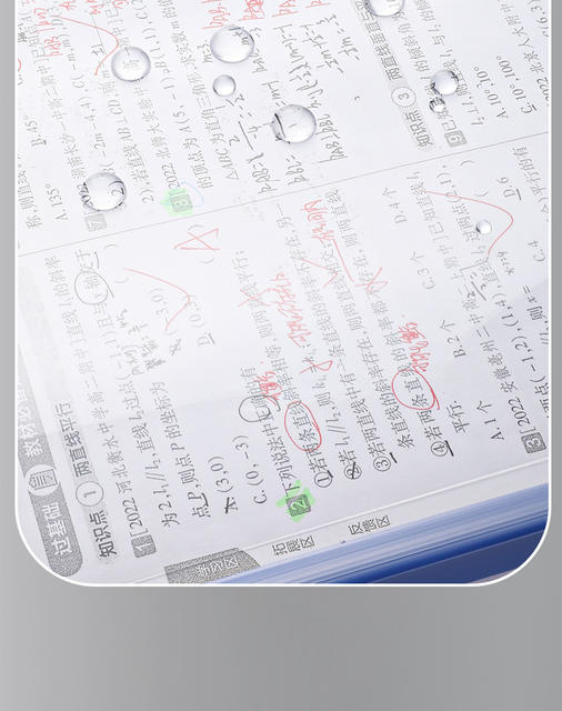 Large Capacity Thickened A4 Transparent File Folder with Pull Rod, Triangular Rod, and Zipper for Test Papers detail 12