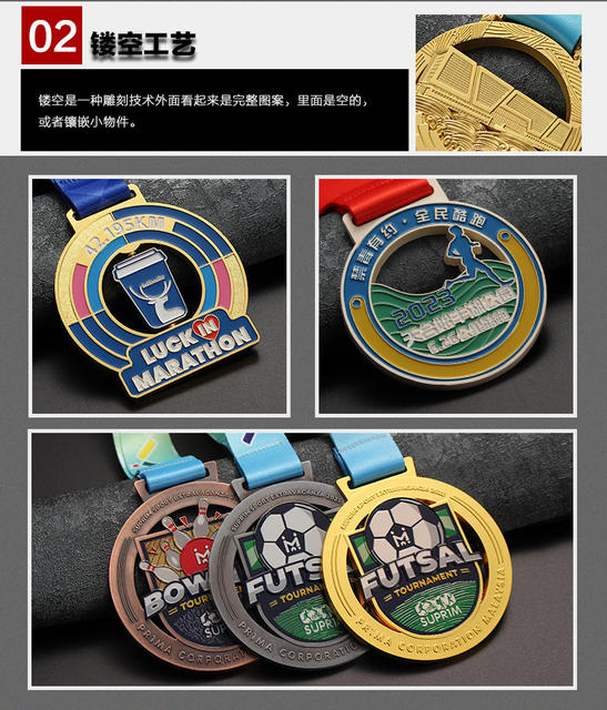 Customized Zinc Alloy Metal Medals for Corporate Events and Competitions, Custom-Made Lacquered Medals, Custom Metal Medal Customization detail 6
