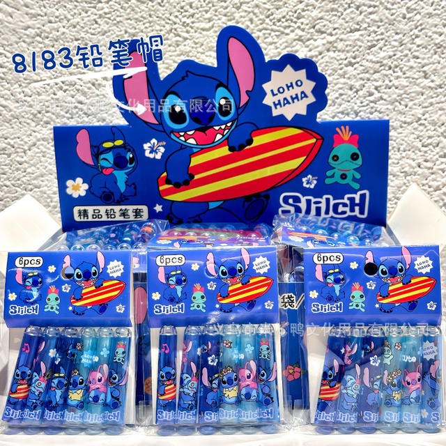 High-Quality Pencil Caps, Cute Stationery Accessories, Creative Gift for Primary School Students, 6-Piece Bagged Set detail 10