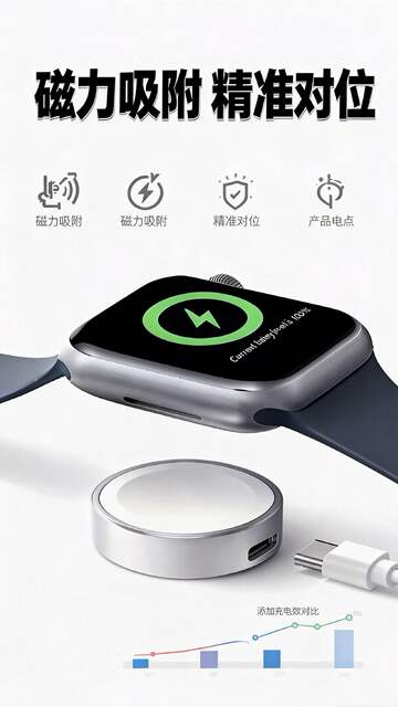 Suitable for Apple iWatch Wireless Charger Ultra Watch S5789S11 Apple Magnetic Portable Se Fast Charging detail 8