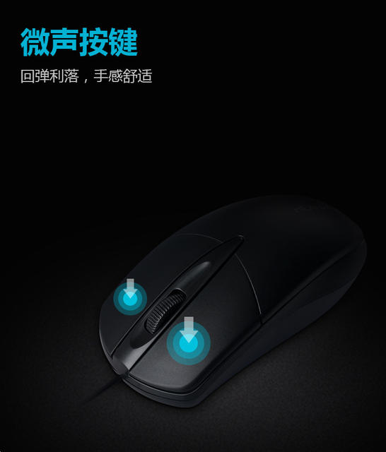 Mi Wolf M1 Mouse USB Wired Home Office Business Heavy Use Desktop Laptop Optical Mouse detail 5