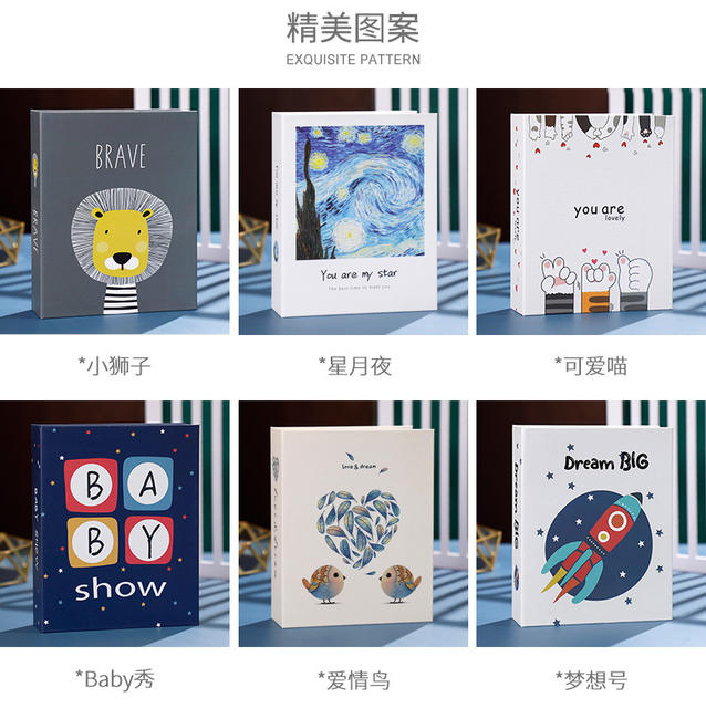 Photo album 5 inch 6 inch 7 inch one palace card book 6 inch photo album large capacity photo storage book manufacturers detail 3