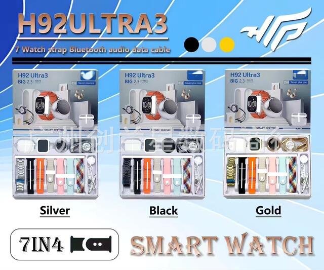 Cross-Border H92 Ultra3 Smart Watch for Men with Bluetooth Calling, Smart Watch for Women S10 Huaqiangbei detail 3