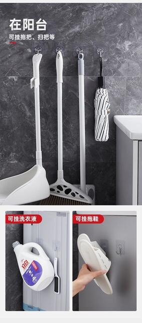 Transparent No-Drill Traceless Adhesive Hook for Wall Hanging Behind the Door, Acrylic Coat Hook, Strong Bathroom Hook Ff detail 9