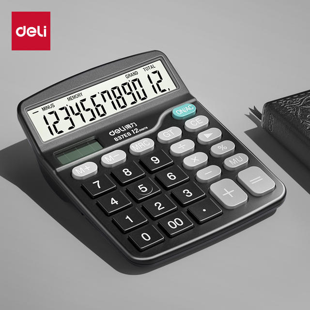 Deli Calculator for Office Use, Accounting-Specific Solar Calculator for Students, University Finance Small Size