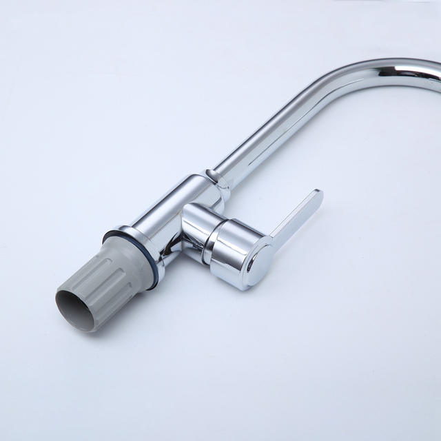 Kitchen faucet hot and cold stainless steel dish basin faucet perforated ball big curved dish basin sink hot and cold faucet detail 4